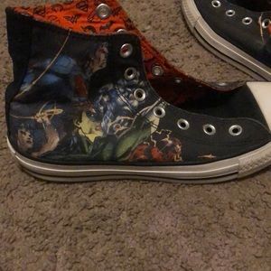 Justice league converse discontinued size 8womens size 6 men